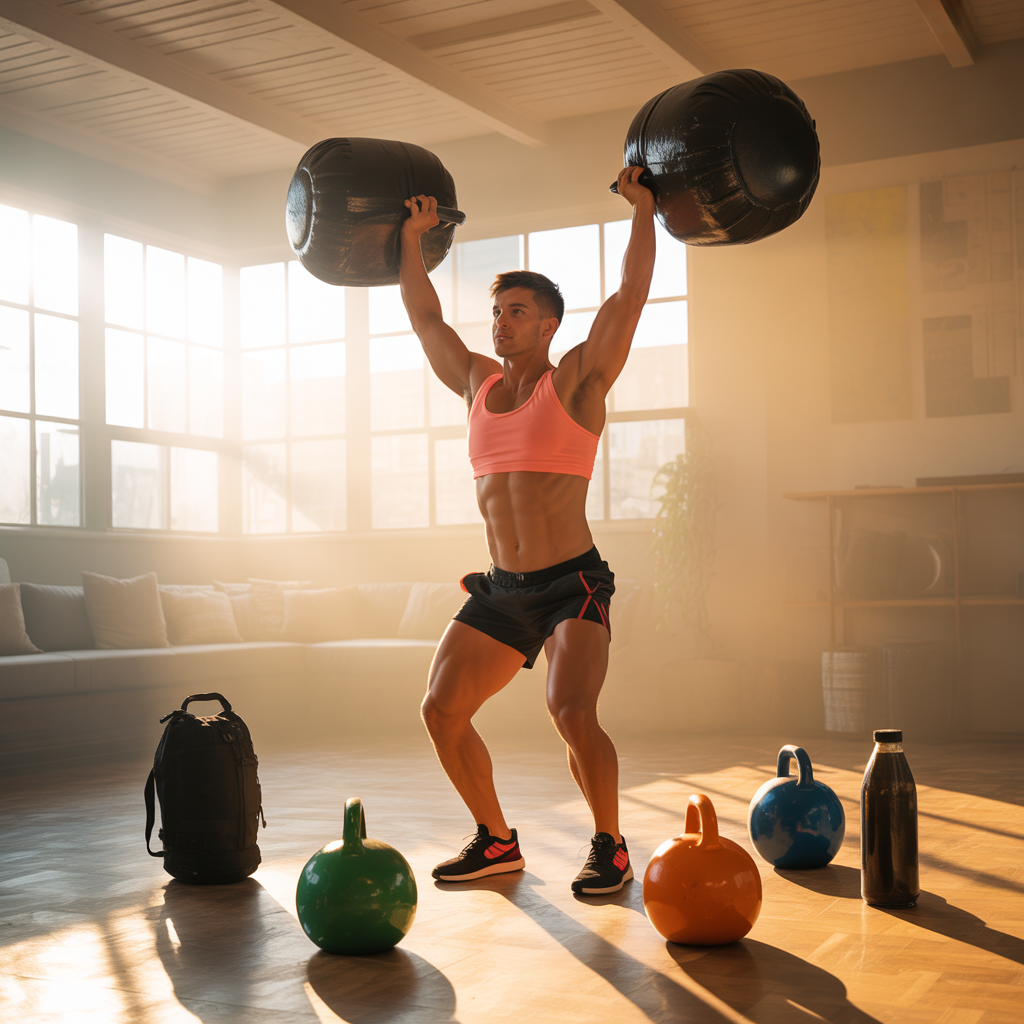 10 cheap diy kettlebell alternatives for home workouts
