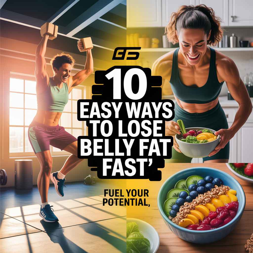 10 easy ways to lose belly fat fast