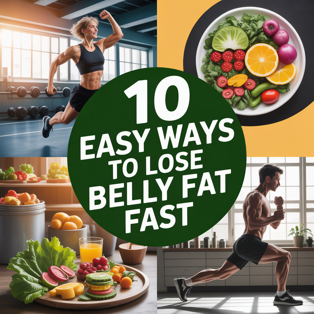 10 easy ways to lose belly fat fast