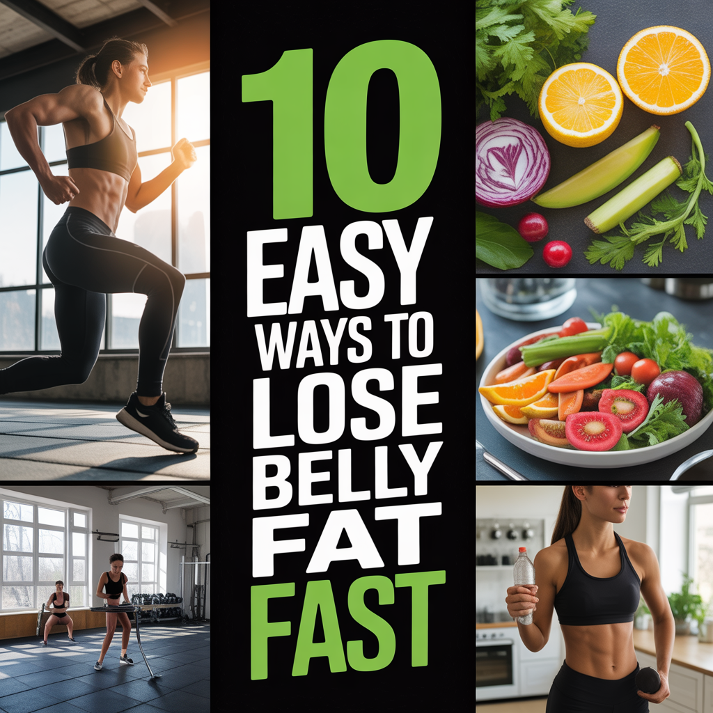 10 easy ways to lose belly fat fast
