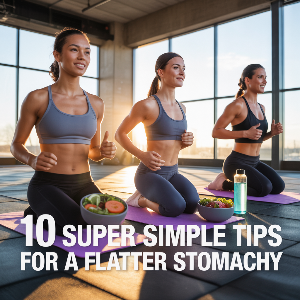 10 super simple tips for a flatter stomach