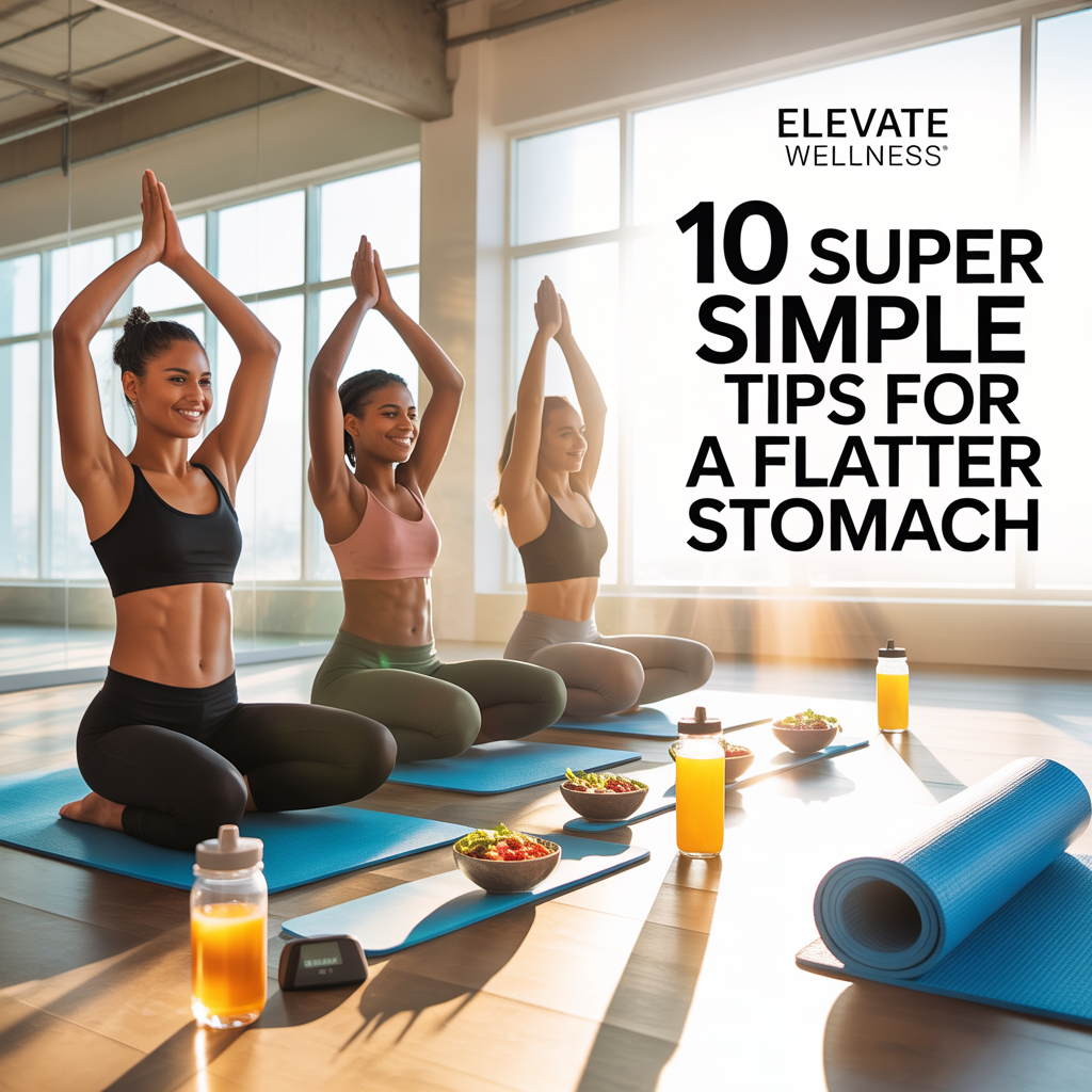 10 super simple tips for a flatter stomach