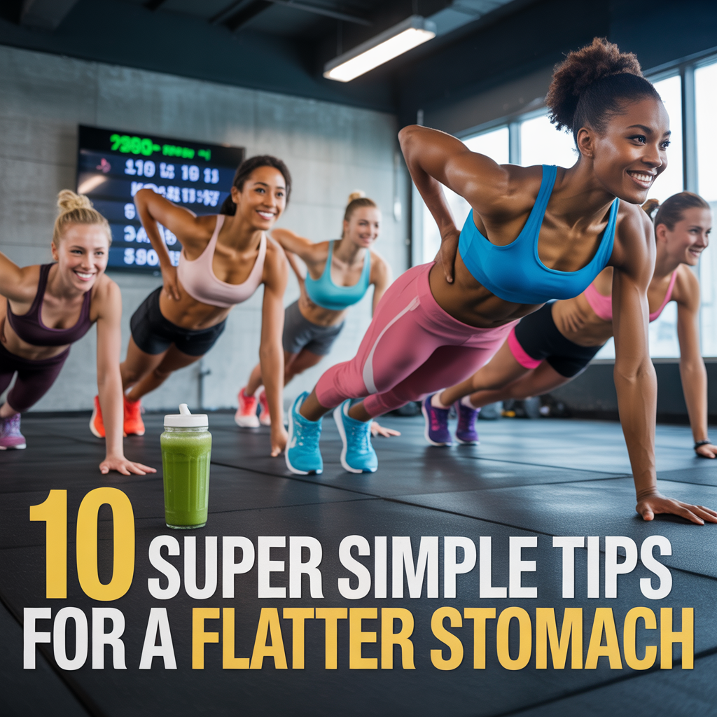 10 super simple tips for a flatter stomach