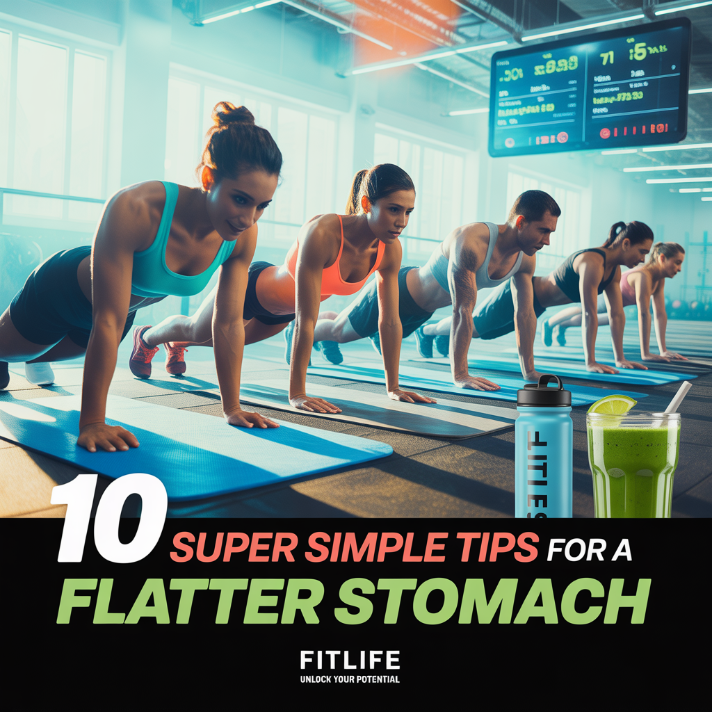 10 super simple tips for a flatter stomach