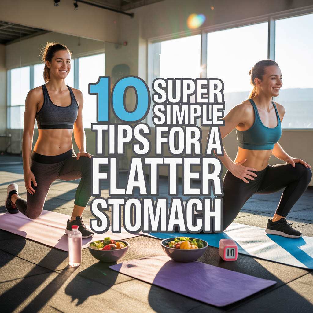 10 super simple tips for a flatter stomach