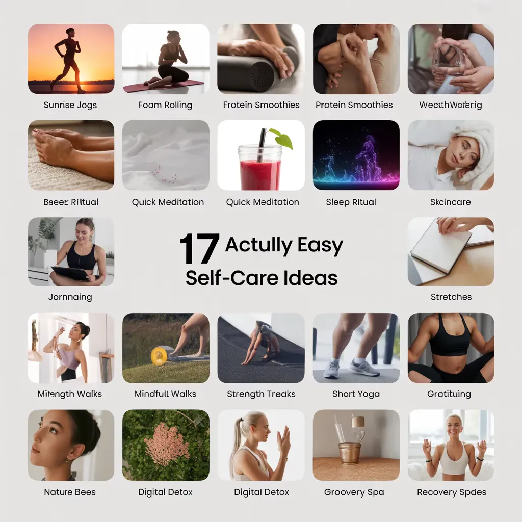 17 actually easy self care ideas