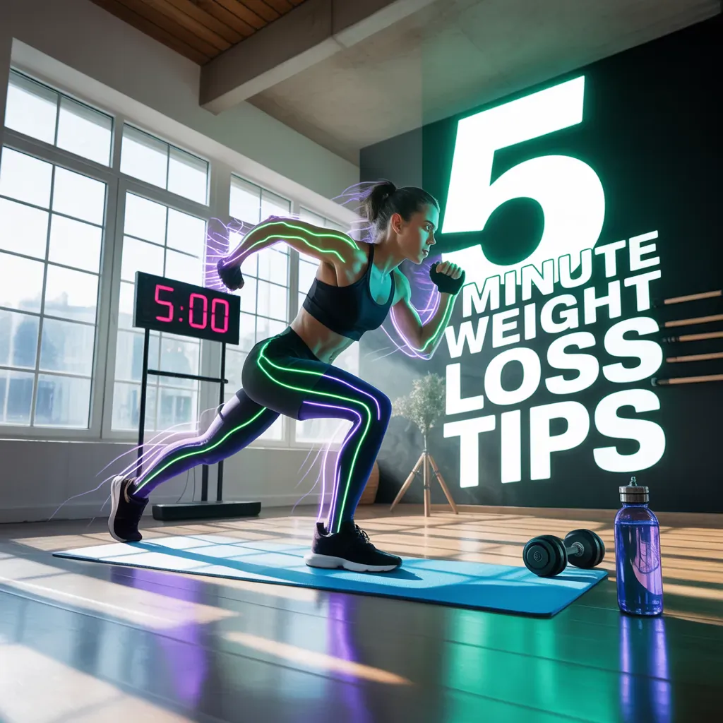 5 minute weight loss tips