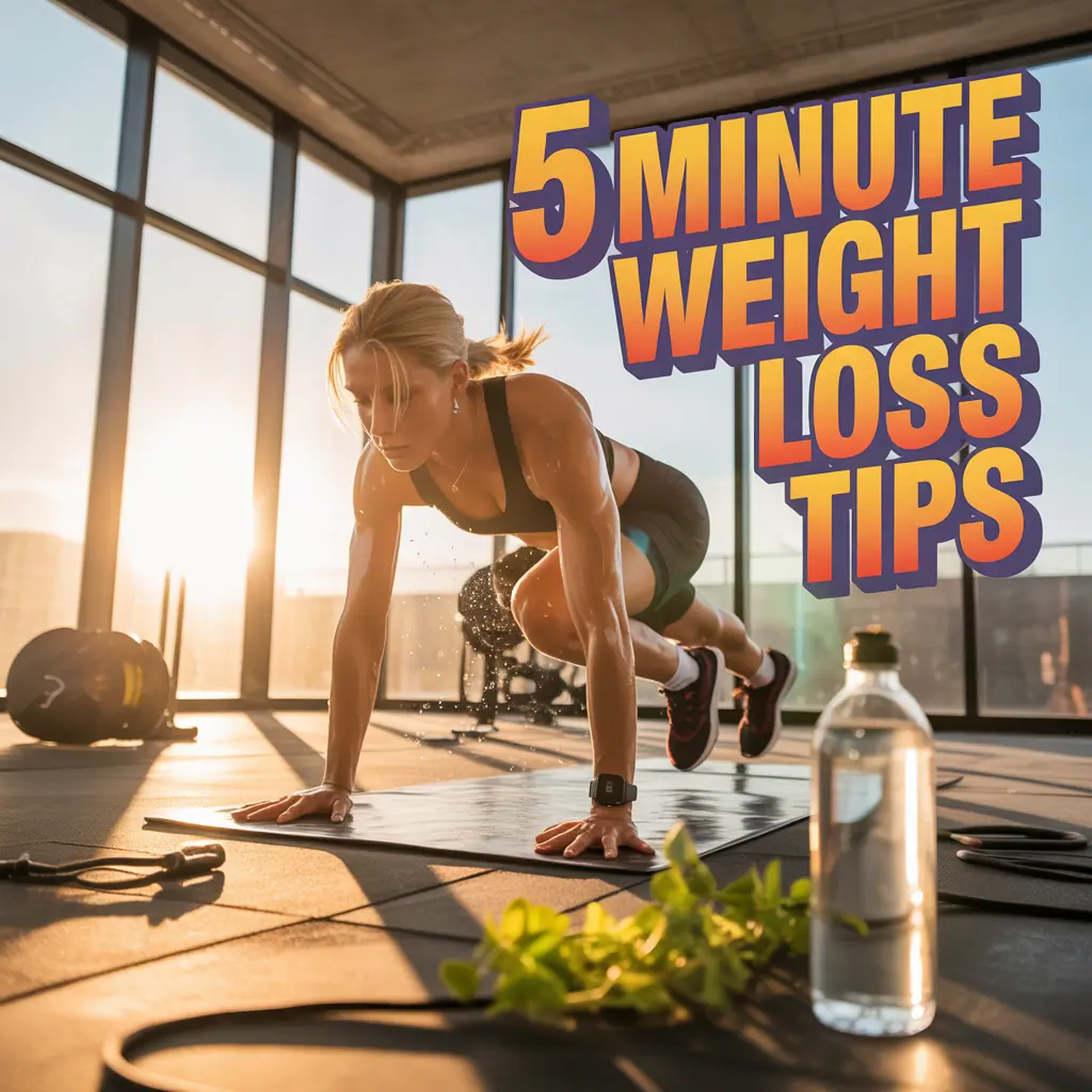 5 minute weight loss tips
