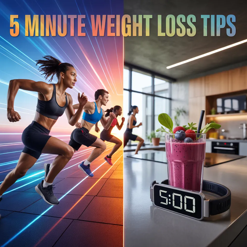 5 minute weight loss tips