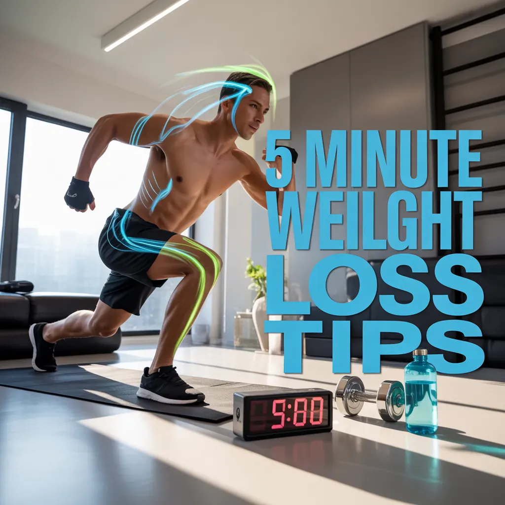5 minute weight loss tips