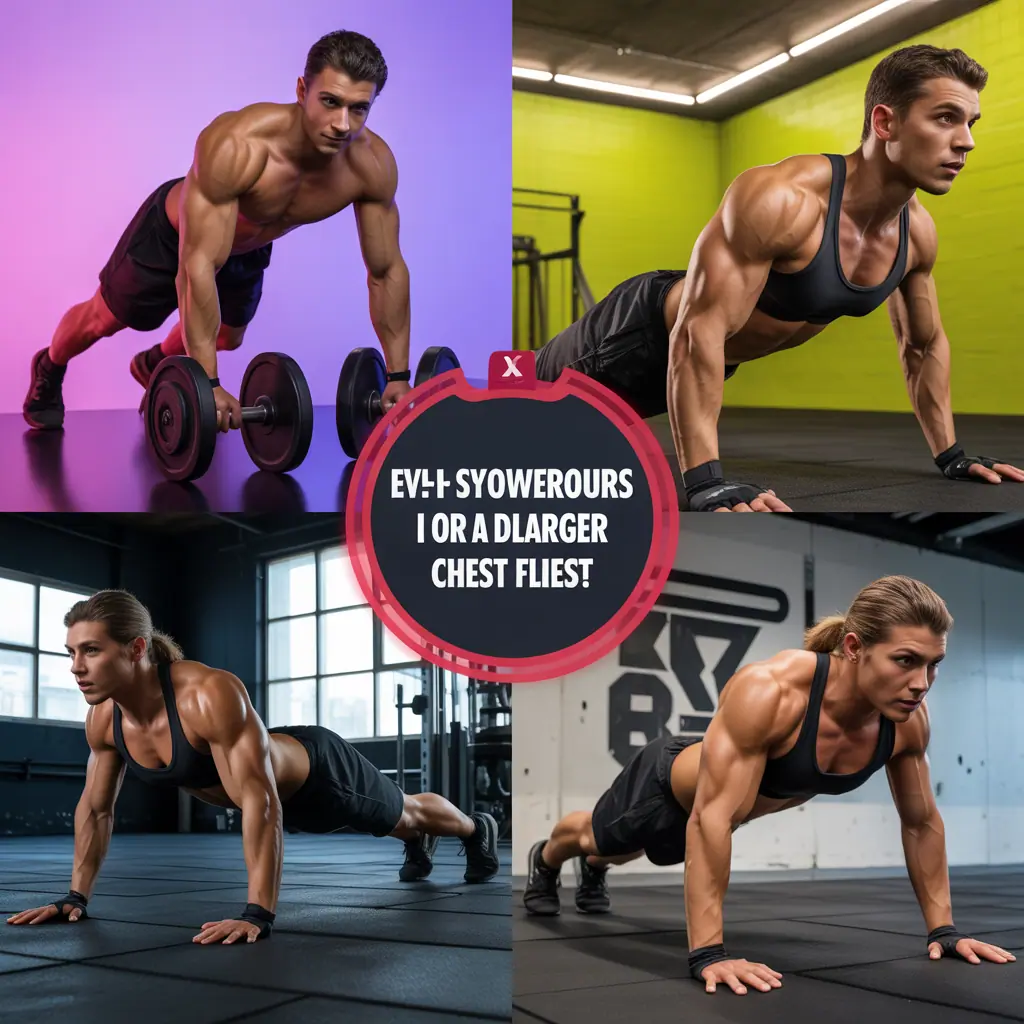 6 easy workouts for developing a larger chest