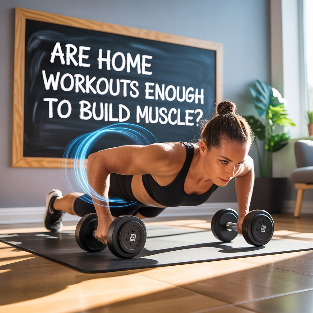 are home workouts enough to build muscle
