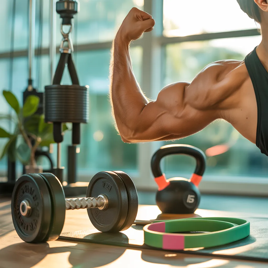 arm workout equipment home gym