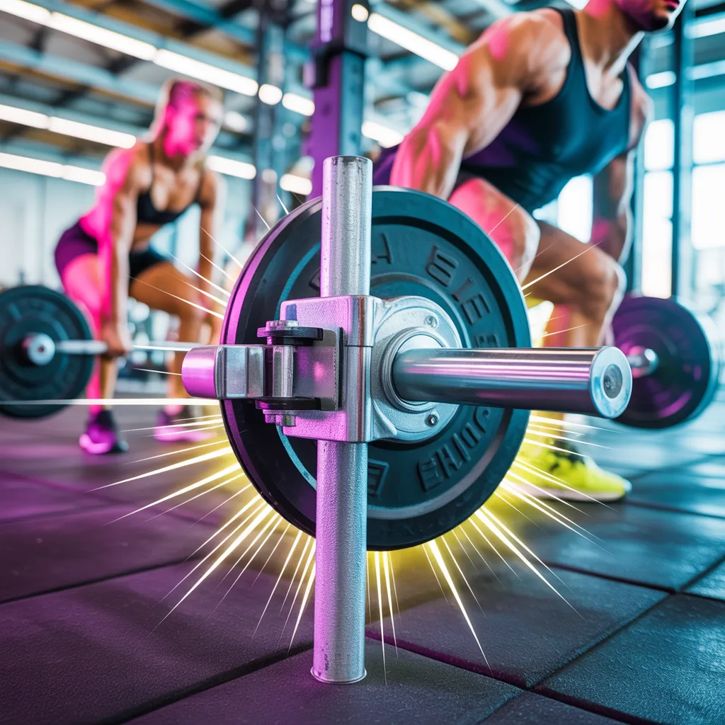 barbell clamp for security
