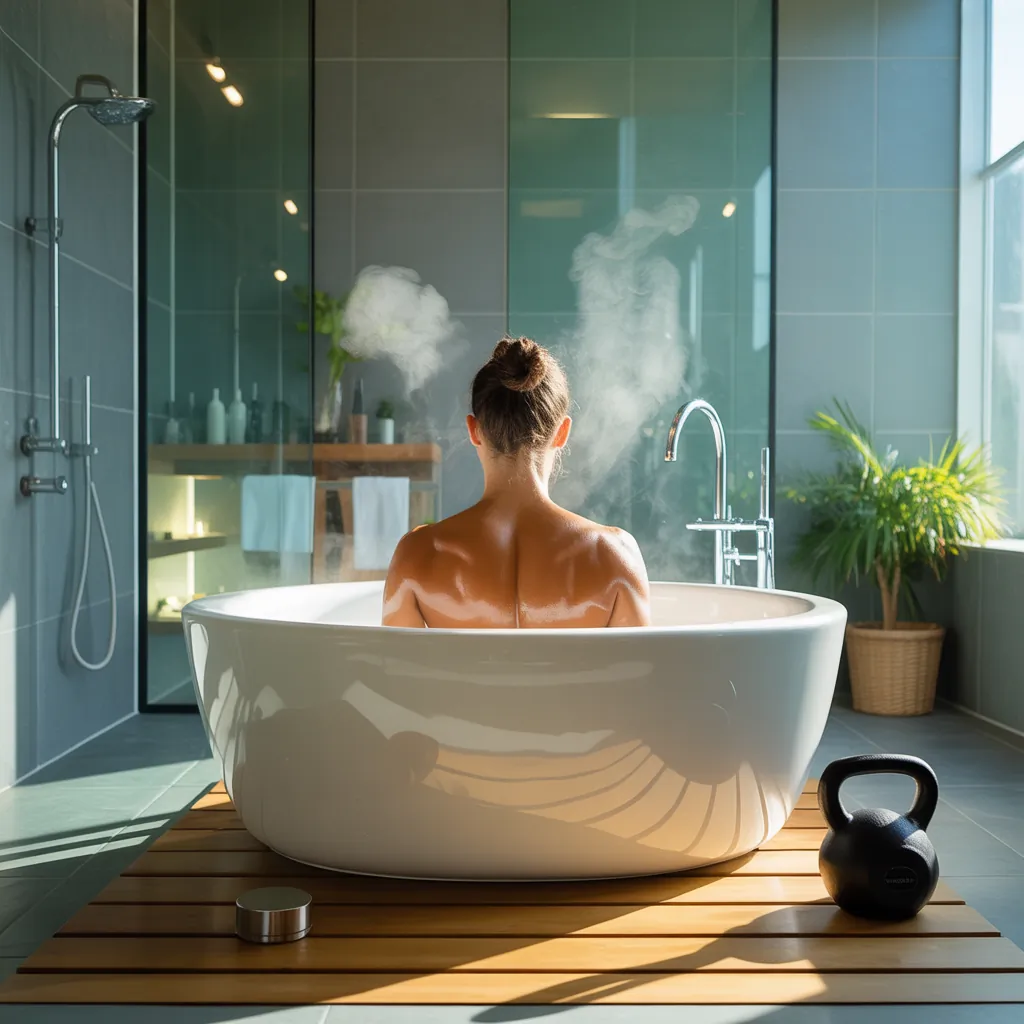 bathing as a mental retreat