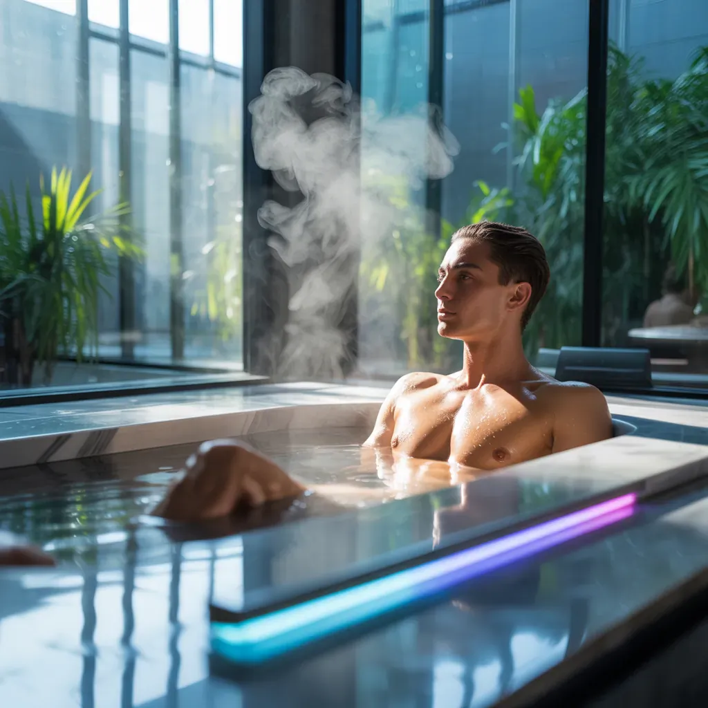 bathing as a mental retreat