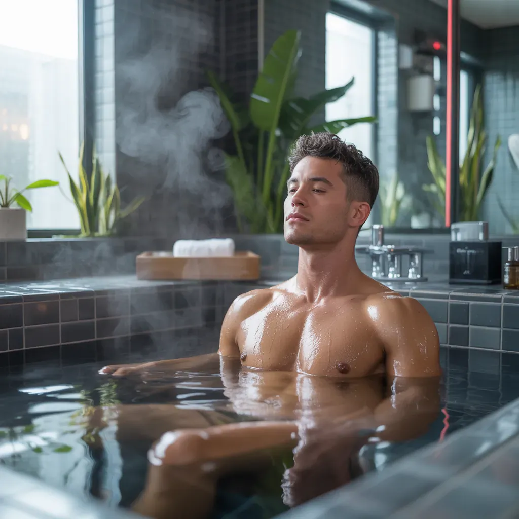 bathing as a mental retreat