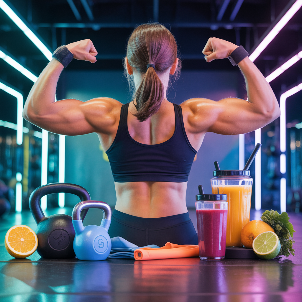 bicep and tricep muscle growth through exercise and nutrition
