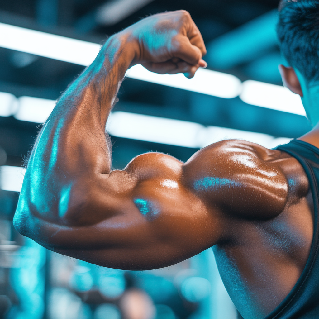 bicep and tricep muscle growth through exercise and nutrition