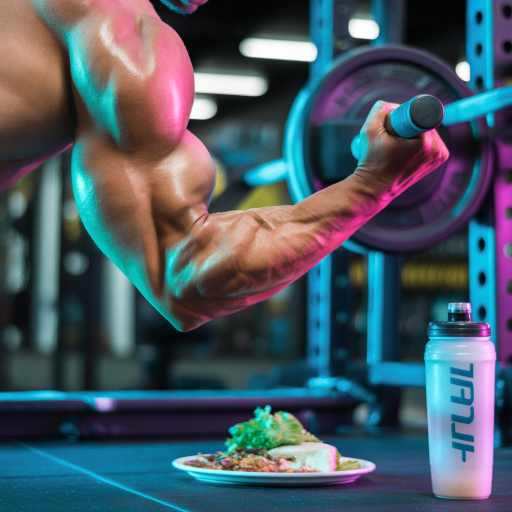 bicep and tricep muscle growth through exercise and nutrition