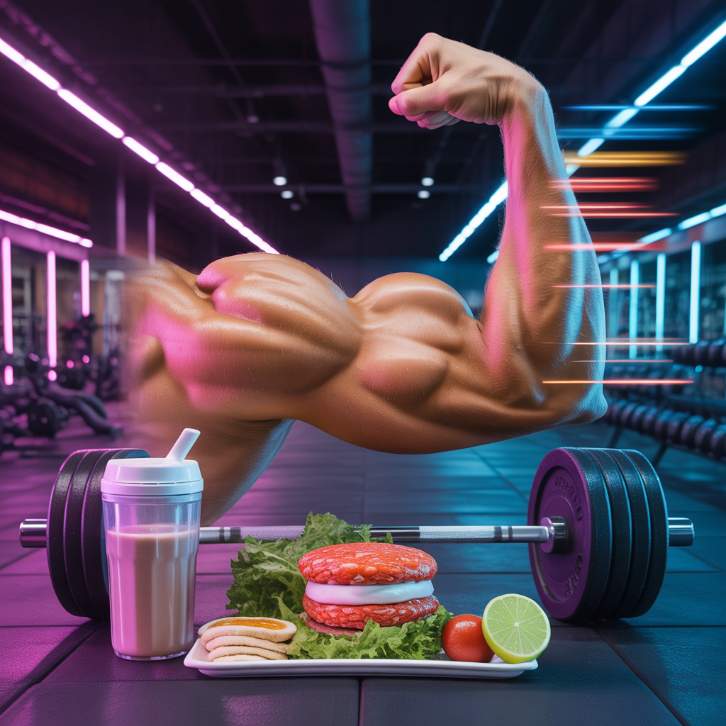 bicep and tricep muscle growth through exercise and nutrition