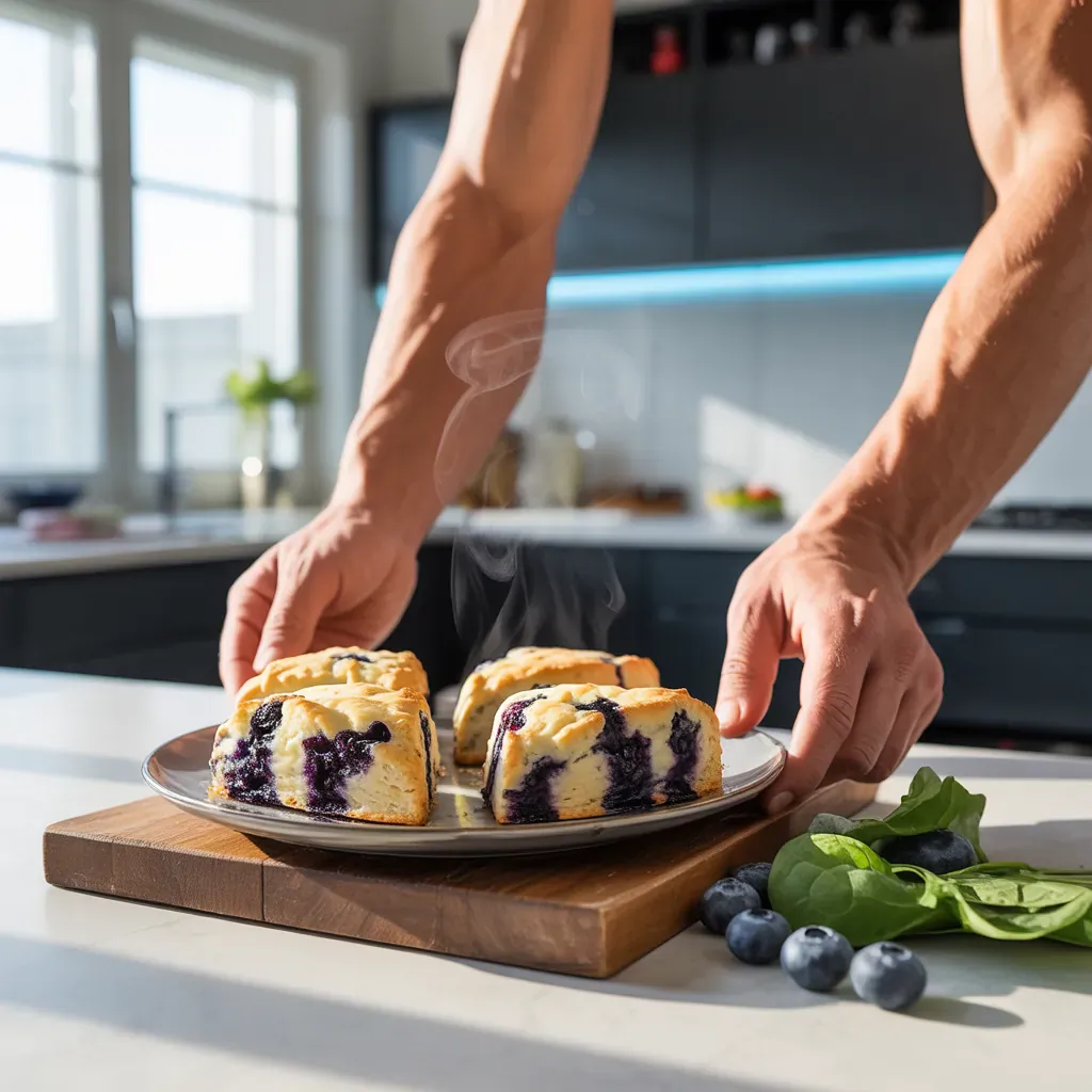 blueberry gluten free scones