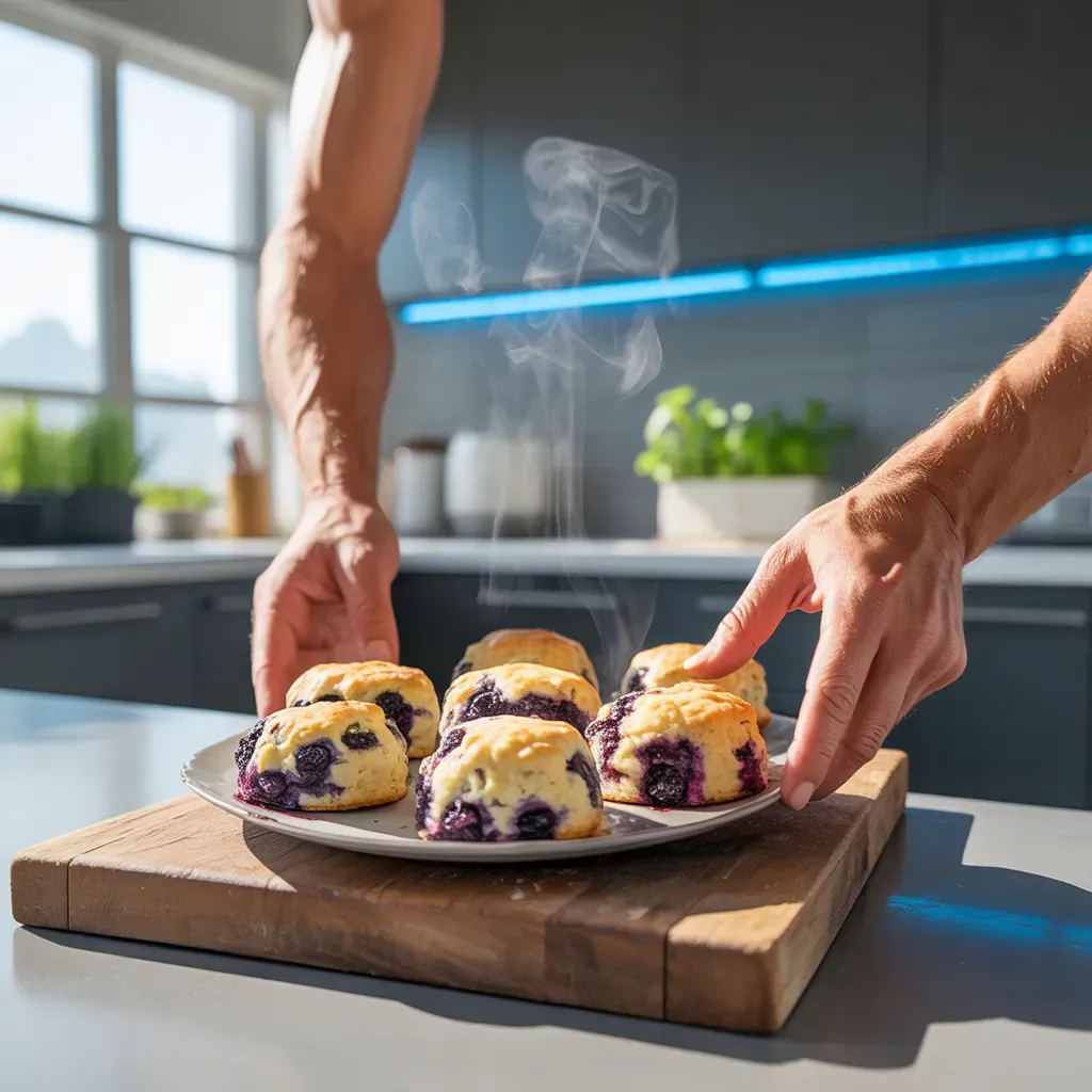 blueberry gluten free scones