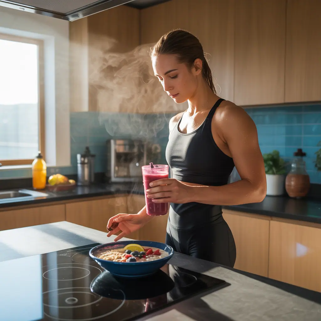 breakfast before a swim meet
