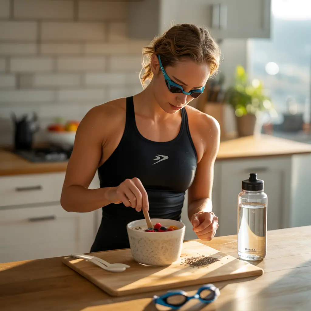 breakfast before a swim meet