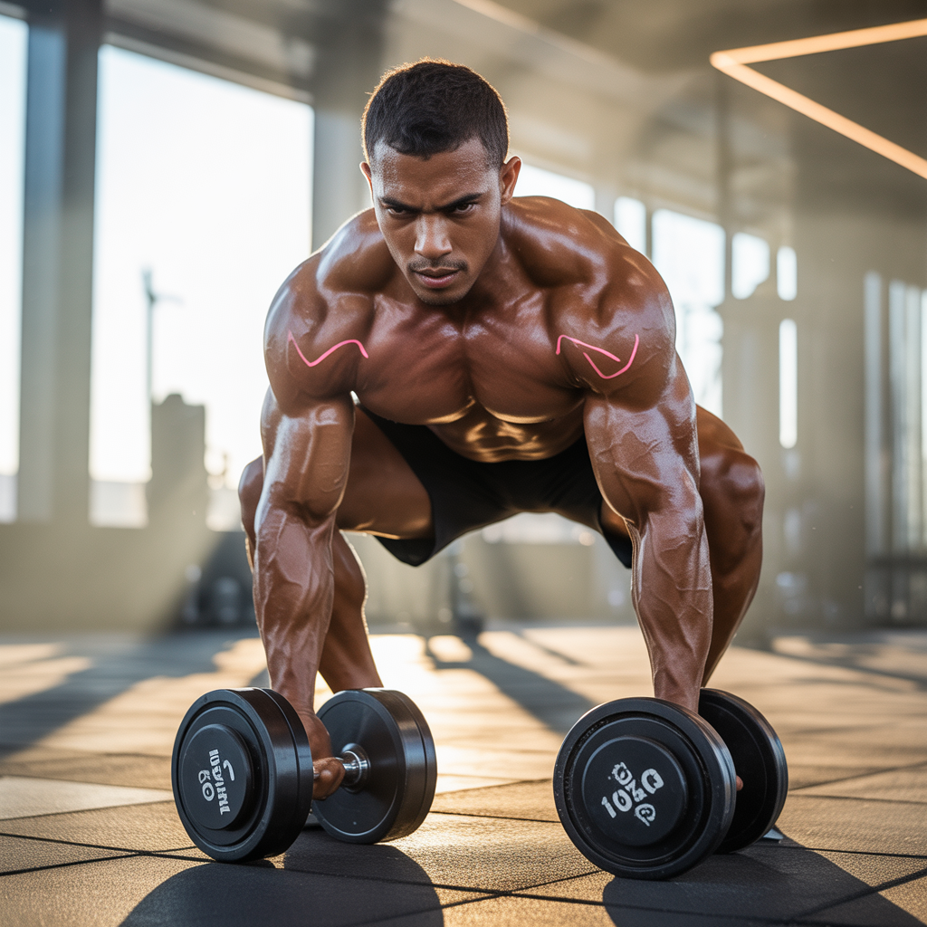 can i get ripped with 10kg dumbbells