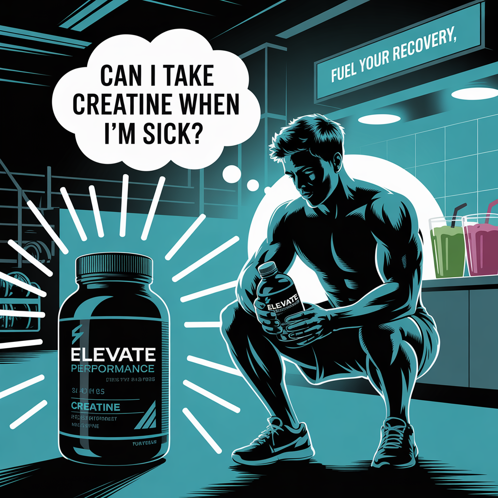 can i take creatine when im sick