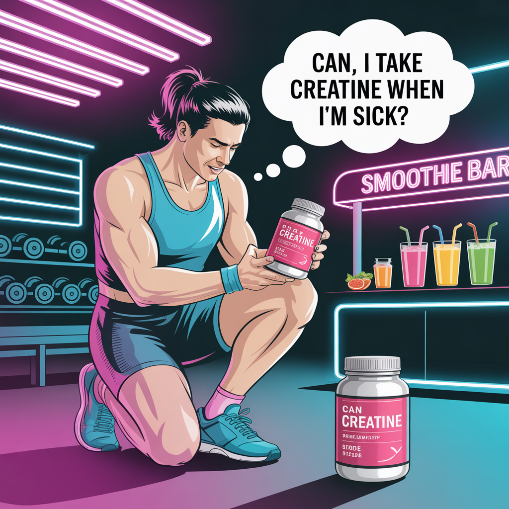 can i take creatine when im sick