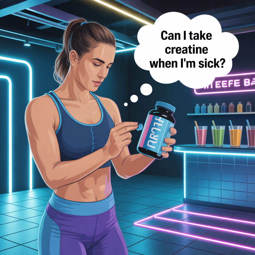 can i take creatine when im sick