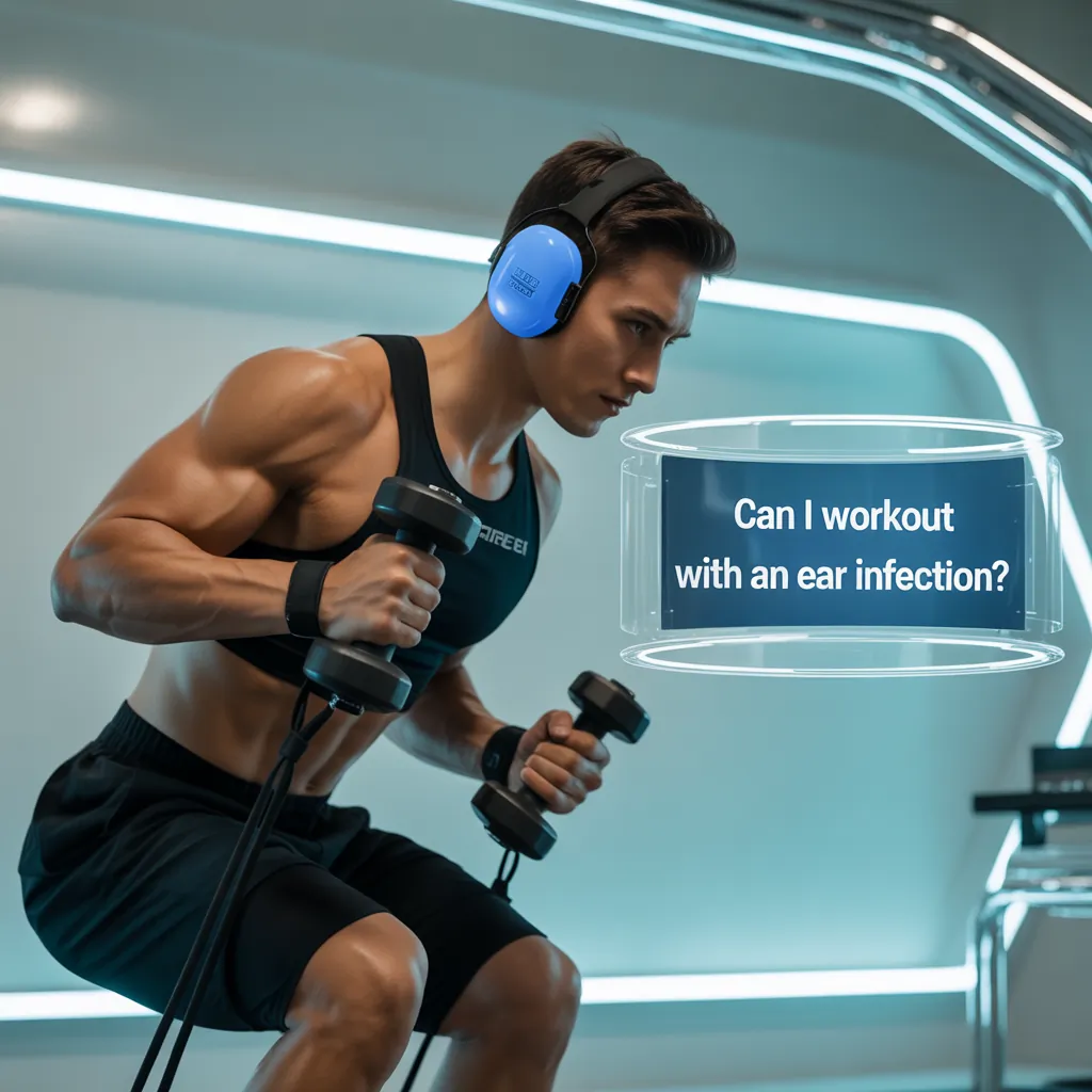 can i workout with an ear infection