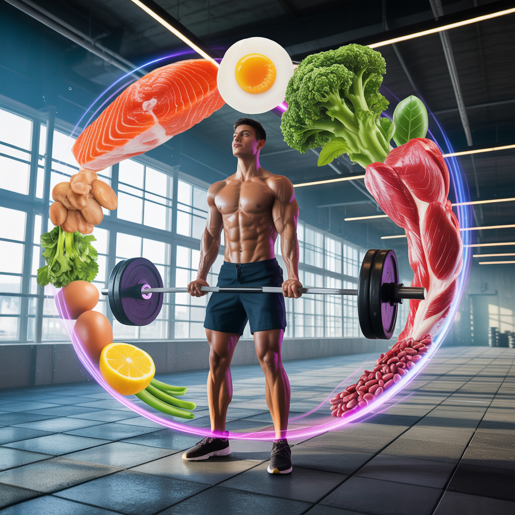 can you gain muscle just by eating protein