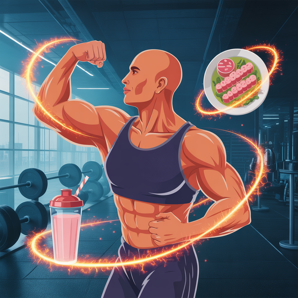 can you gain muscle just by eating protein