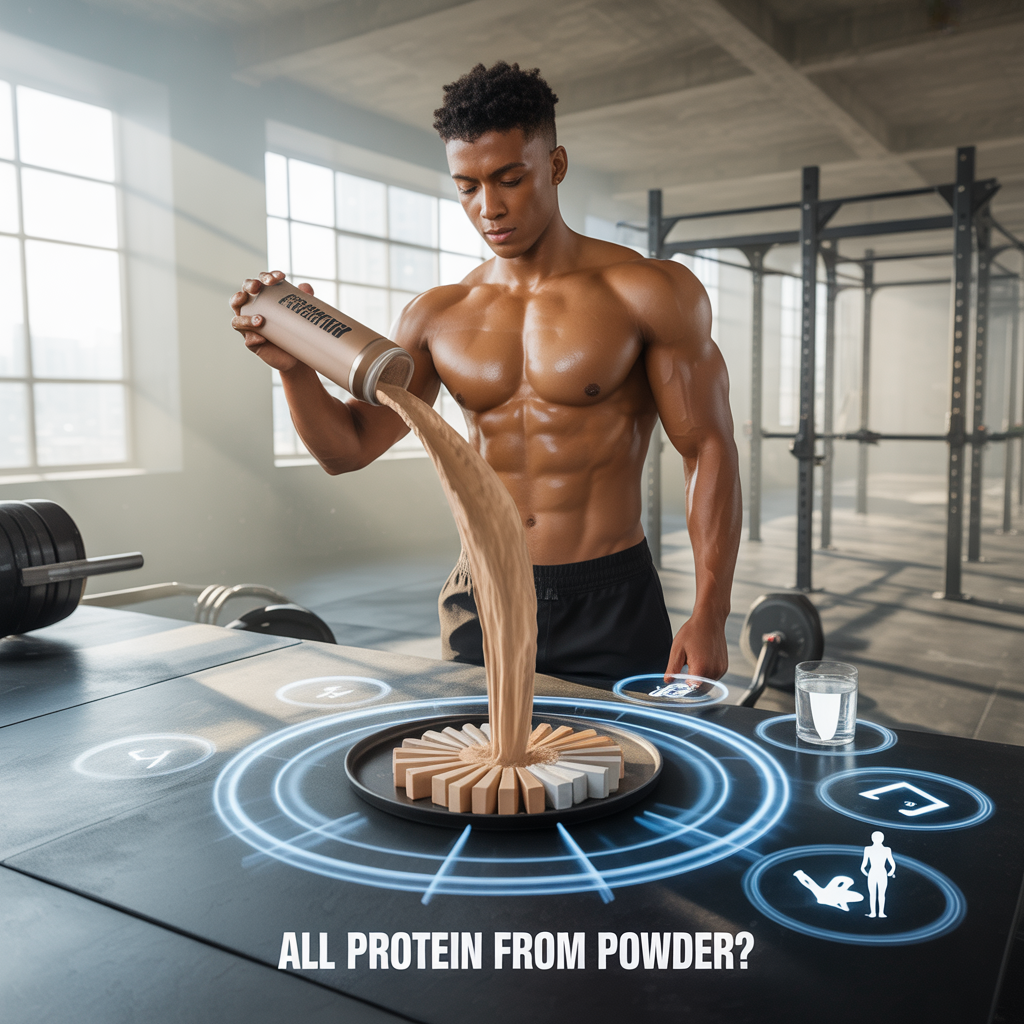 can you get all your protein from protein powder supplements