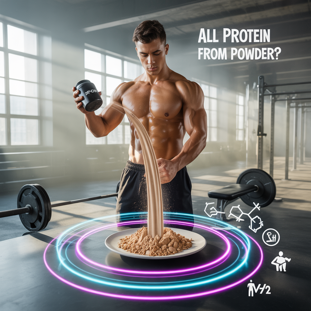 can you get all your protein from protein powder supplements