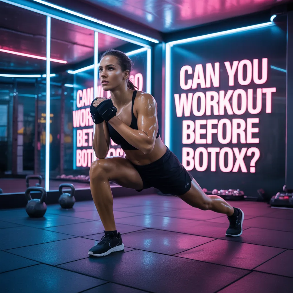 can you workout before botox