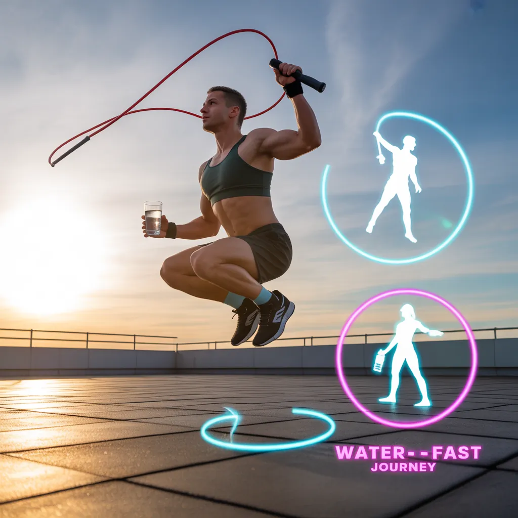 can you workout on a water fast