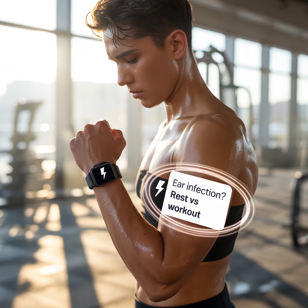 can you workout with an ear infection