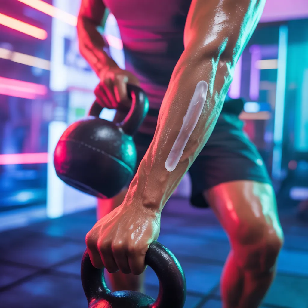 can you workout with saniderm