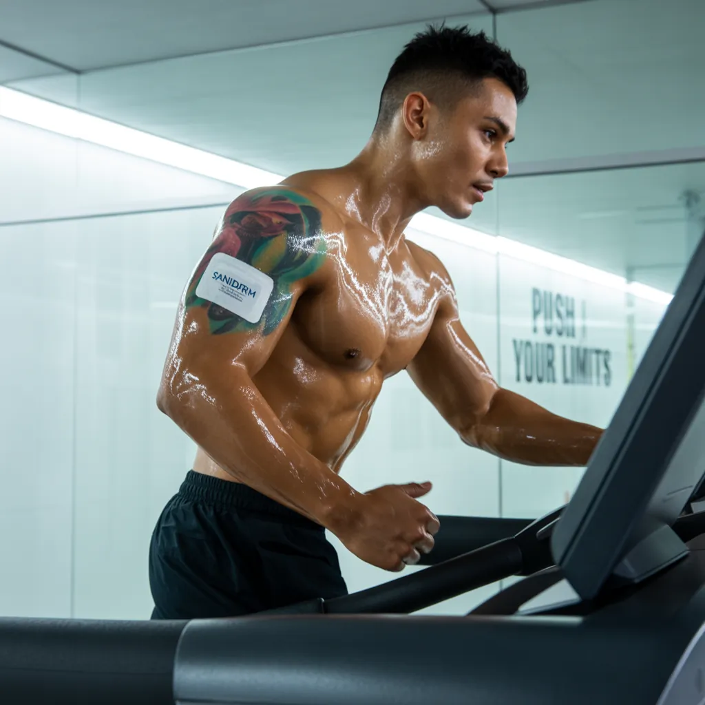 can you workout with saniderm