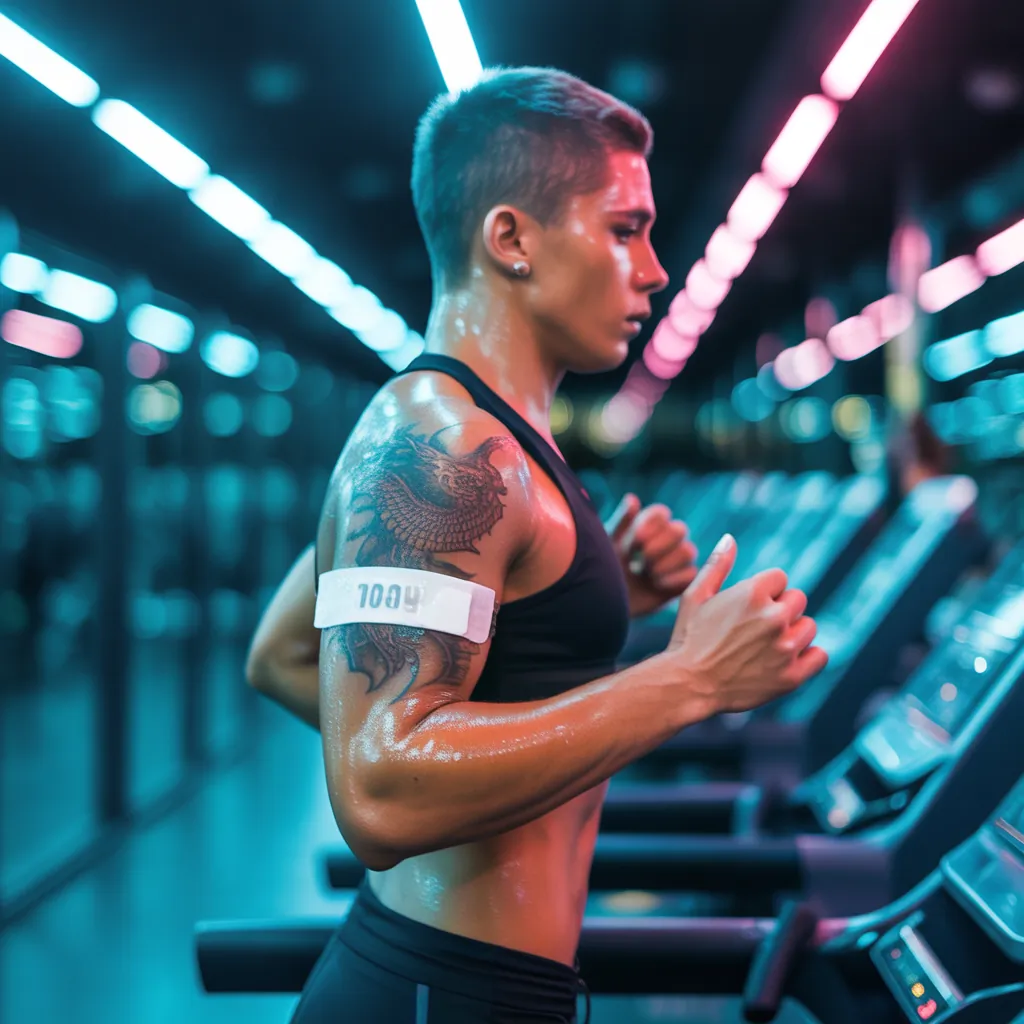 can you workout with saniderm