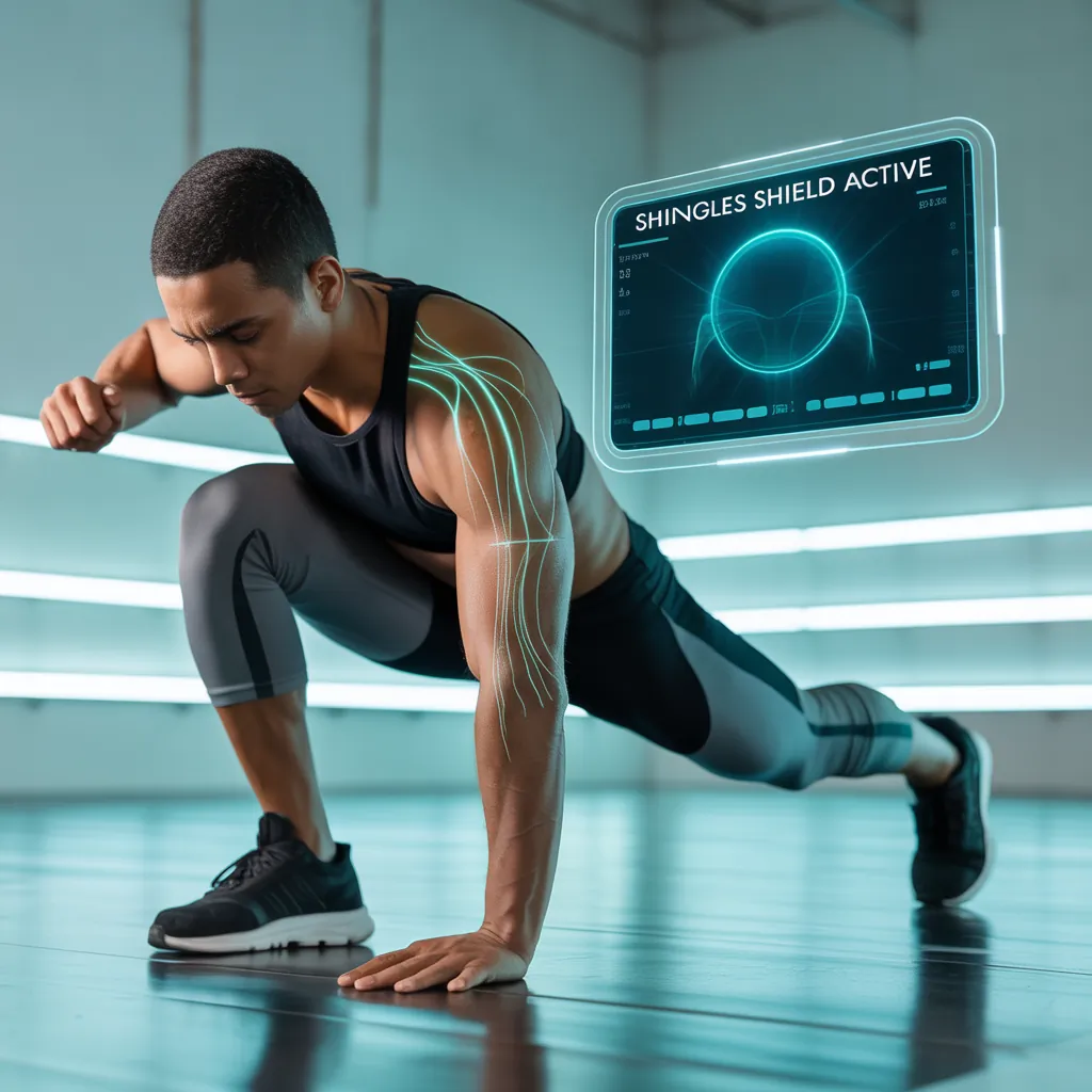 can you workout with shingles