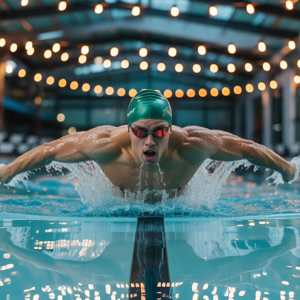 christmas swim workouts