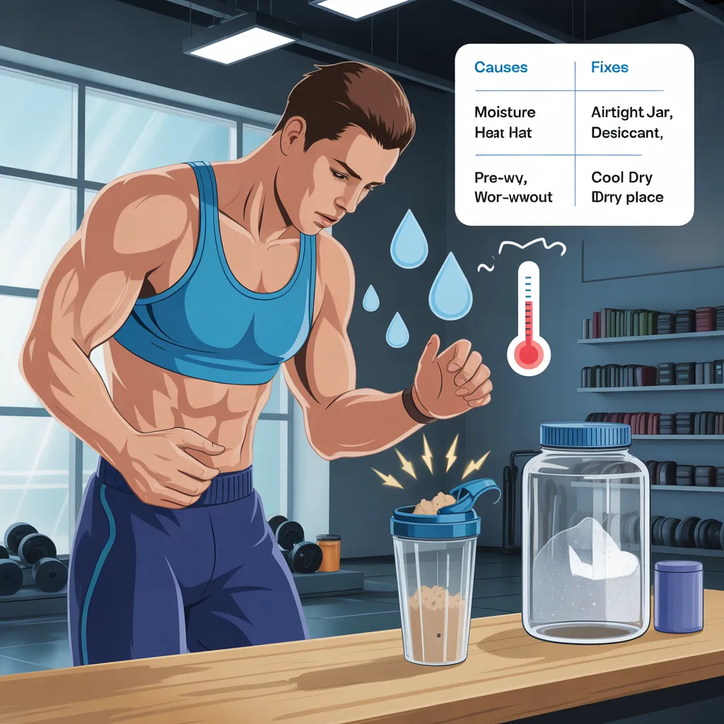 clumpy pre workout causes and fixes