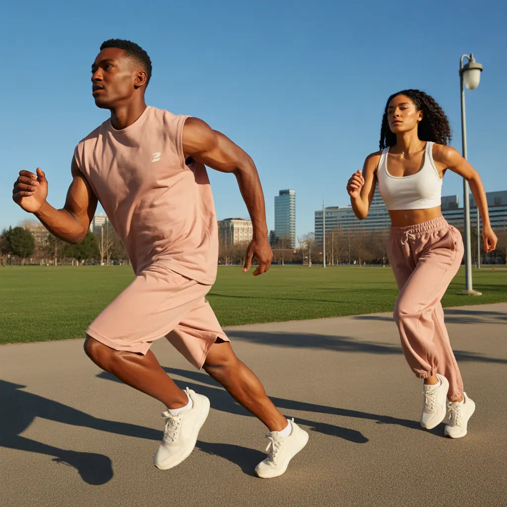 cotton workout clothes for men and women