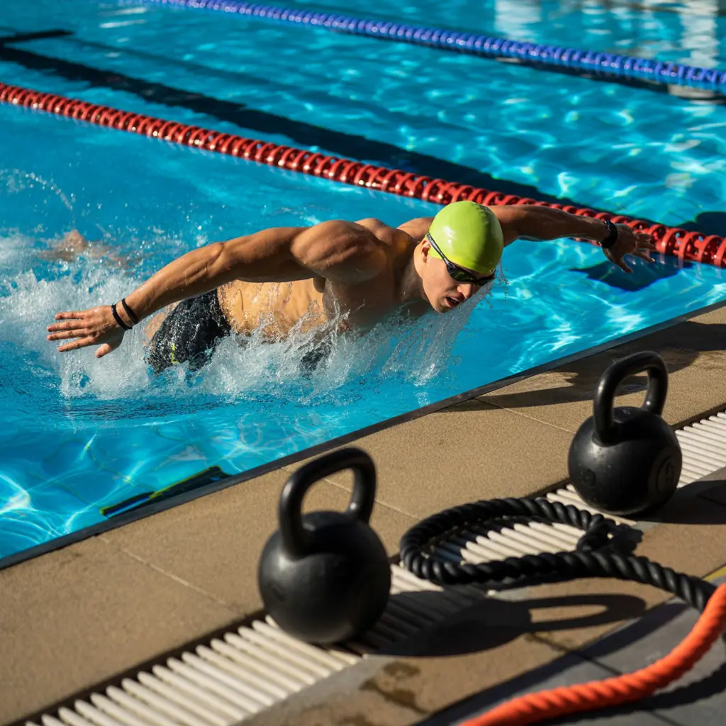 crossfit swim workouts for performance boost