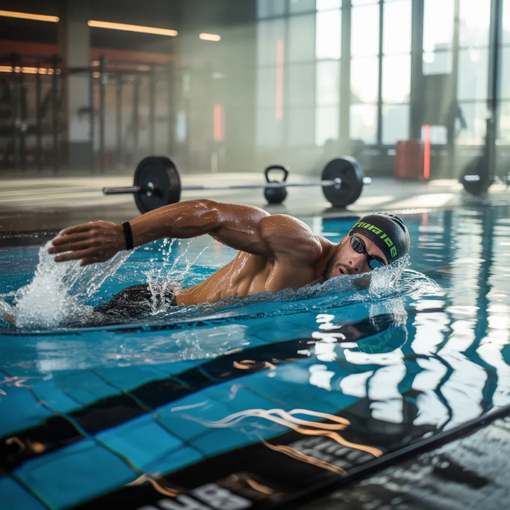crossfit swim workouts for performance boost